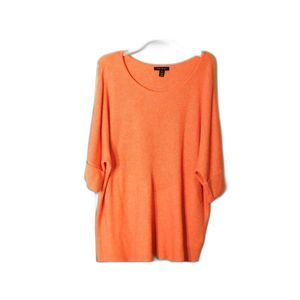 Tribal Short Sleeves top in peach Size Large Cotton Blend round neck